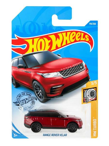 Hot Wheels RANGE ROVER VELAR RED Рендж Ровер Велар 119 250 HW Turbo 3 5 Mattel GHF40 2020 купить