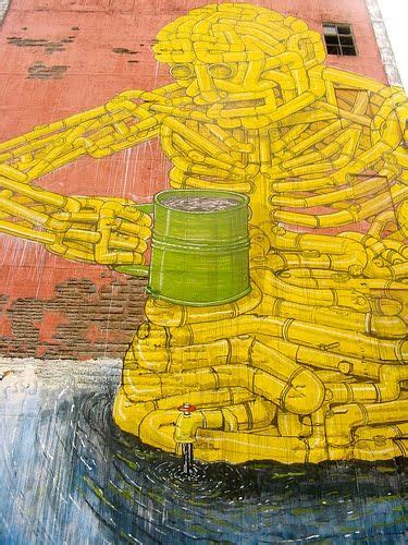 Artist : Blu | Urban art, Street art, Street art graffiti
