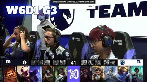 EG Vs TL Week 6 Day 1 S12 LCS Spring 2022 Evil Geniuses Vs Team