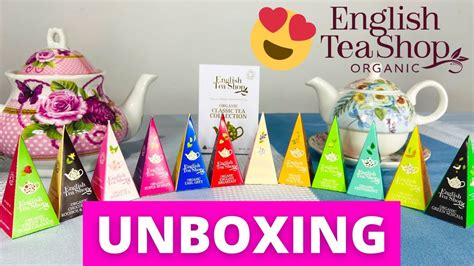 Unboxing English Tea Shop Organic Organic Classic Tea Collection