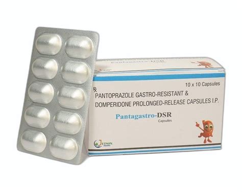 Pantoprazole Gastro Resistant Domperidone Prolonged Release Capsules Ip