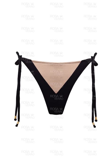 Biqu Ni Cortininha Bicolor Preto E Nude Empina Bumbum Rosa Ver O