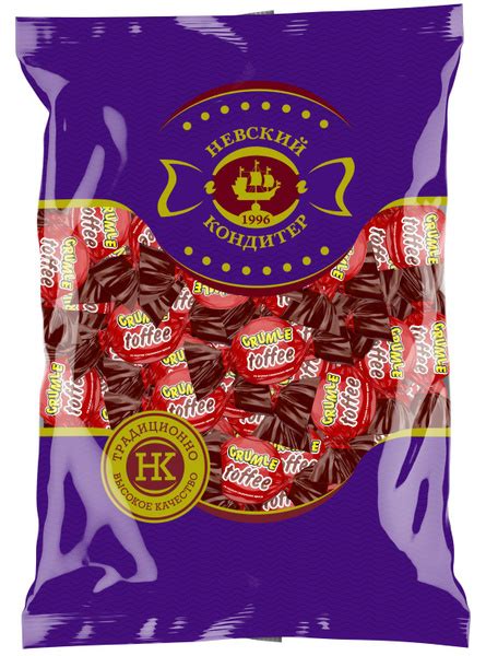 Конфеты Невский кондитер Crumle toffee (Крамле Тоффи),1000гр - купить с ...