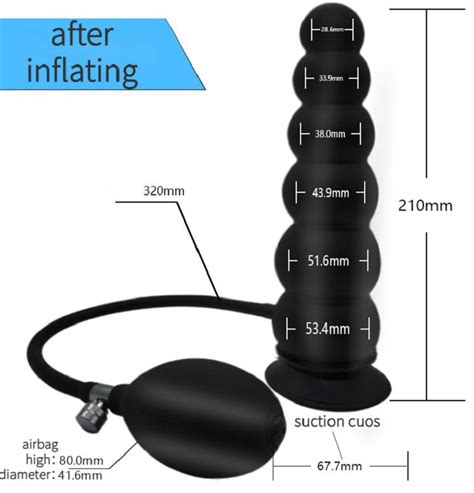 Inflatable Anal Bead Sq Latexsm
