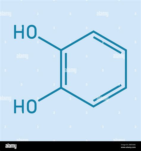 Chemical Structure Of Catechol C6H6O2 Chemical Resources For