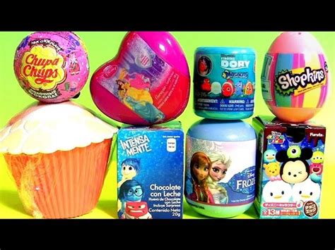 Cupcake Surprise Princess Anna Disney Frozen Shopkins Egg Disney Tsum