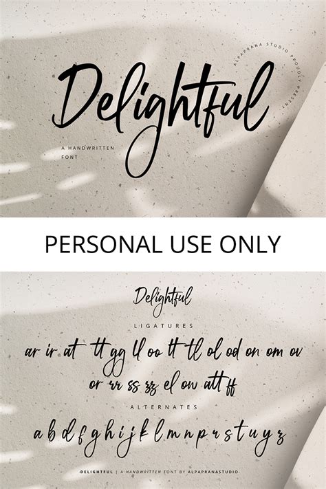 Delightful Font | 1001 Free Fonts