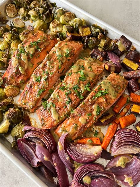 Maple Dijon Salmon Sheet Pan Something Nutritious