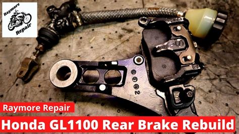 1982 Honda GL1100 Goldwing Rear Brake Rebuild Rebuilding Caliper And