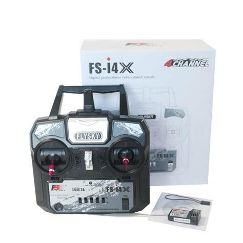 Flysky fs-i4x 2.4g 4ch afhds rc transmitter remote control with fs-a6 ...