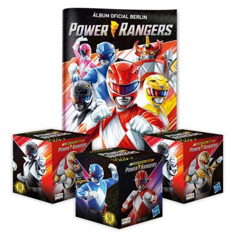 Power Rangers Lbum Tapa Blanda Cajitas Sobres Editorial