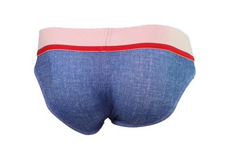 3140 BLUE DENIM BIKINI Light blue メンズアンダーウェア DUGAS