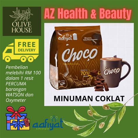 1 Sachet 25gm Choco Drink Minuman Coklat Tanpa Gula Putih 70 Koko Hot Chocolate Malt