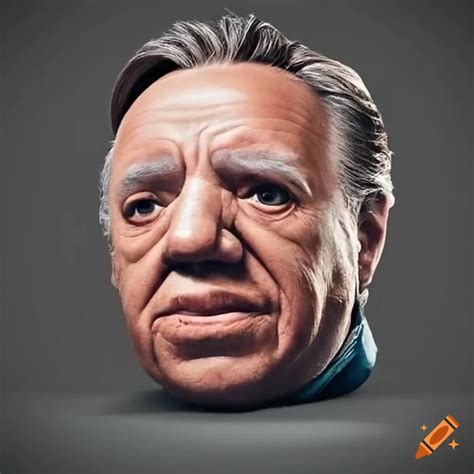 Fish with the face of françois legault on Craiyon