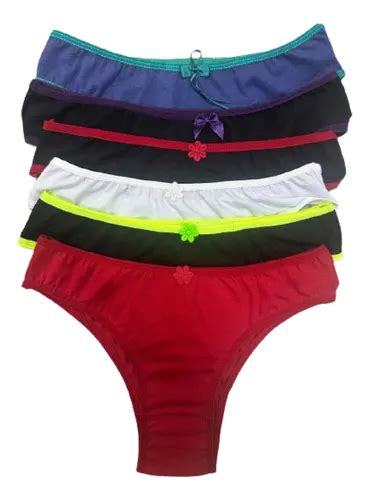 Kit Tangas Calcinhas Algodão Cotton Lingerie Feminina Parcelamento sem juros