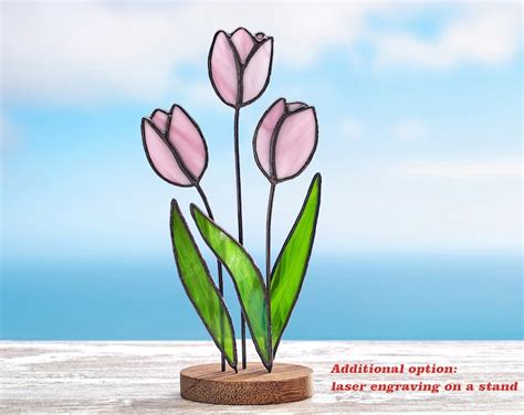 Stained Glass Tulips Etsy