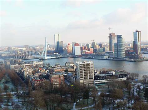 Port De Rotterdam Vu De La Tour Euromast