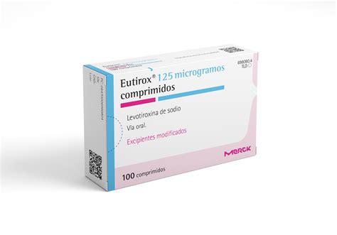 Eutirox 125 Microgramos 100 Comprimidos Farmacéuticos