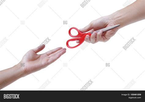 Hand Passing Pair Red Image Photo Free Trial Bigstock