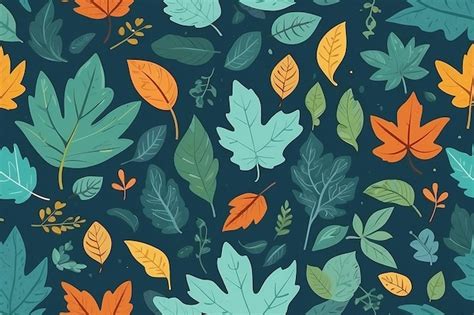 Cute Leaf Cartoon Illustration Premium Ai Generated Image