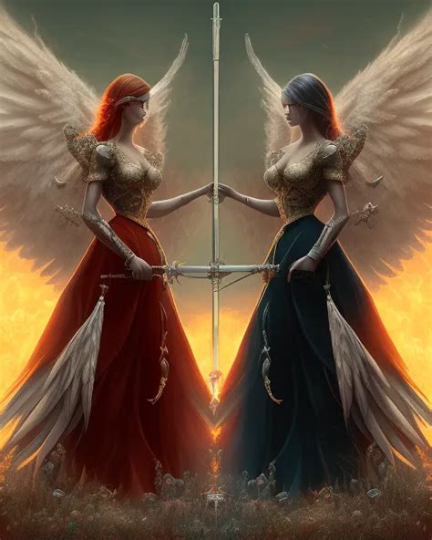 Fantasy Art Angels And Demons