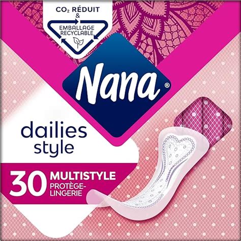 Nana Dailies Style Protège Lingerie Multistyle Protège Slip Fin et Ultra Absorbant pour Tous