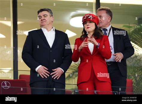 President Of Croatia Zoran Milanovic With Wife Sanja Music Milanovic