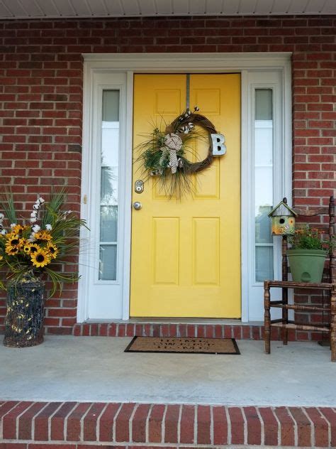 22 Best red door yellow door images | Yellow doors, Exterior paint ...