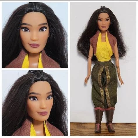 LONDON DISNEY STORE Barbie Raya Asian Doll Articulated Jointed Brunette Cute 14 00 PicClick CA