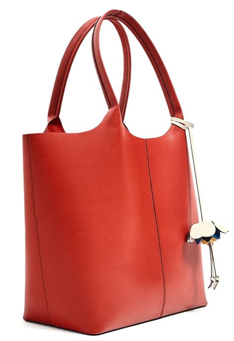Zara Torebka Torba Czerwona Shopper Hot Tusk Oficjalne Archiwum Allegro