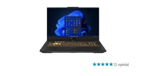 ASUS TUF Gaming F17 2022 FX707ZC4-HX008W 17,3" 144Hz i5-12500H 16GB RAM ...