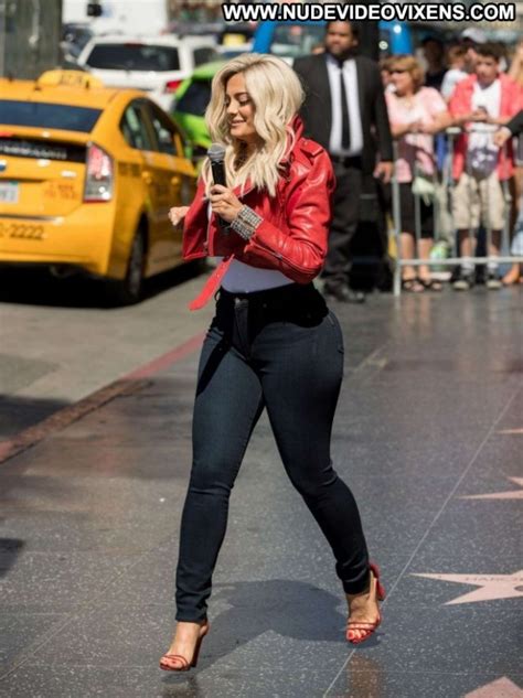 Bebe Rexha Jimmy Kimmel Live Posing Hot Paparazzi Live Celebrity Nude