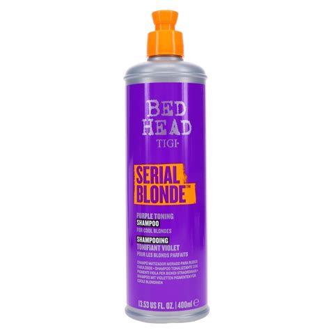 Dầu gội tím cho tóc bạch kim Tigi Bed Head Serial Blonde Purple Toning