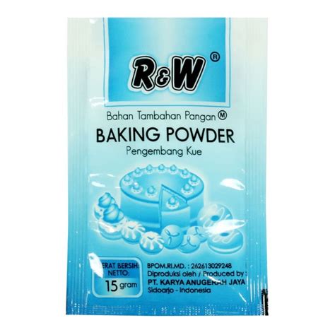 Jual R W Baking Powder 15gr RW Bahan Tambahan Pangan Campuran