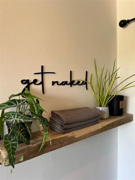 Get Naked Schriftzug Aus Holz Etsy De