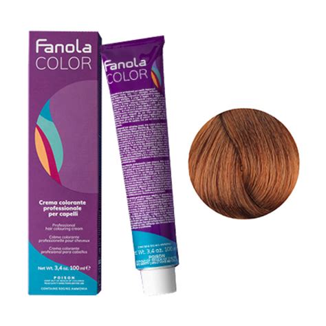 Fanola Permanent Colour 8 34 Light Golden Copper Blonde 100g