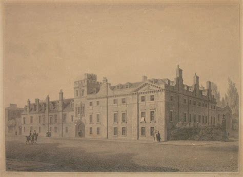 Antique Prints of Balliol College Oxford