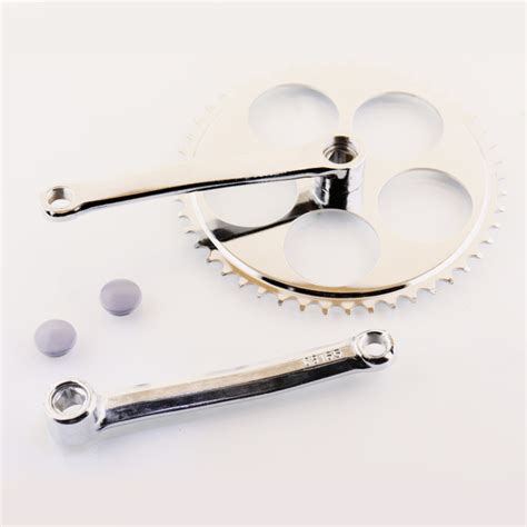 Звезда велосипедная (передняя) 46T (+2 шатуна L-165mm, под квадрат ...