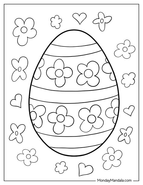 26 Easter Egg Coloring Pages Free Pdf Printables