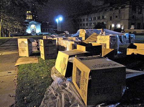 Homeless Cardboard Box City