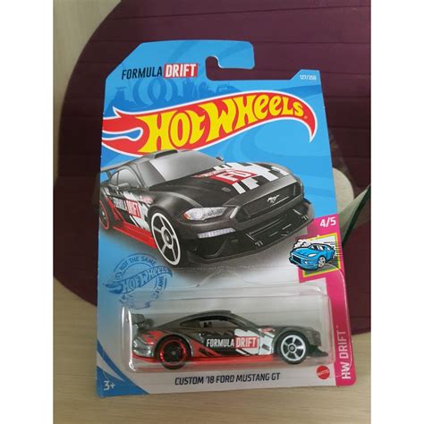 HOT WHEELS CUSTOM FORD MUSTANG GT GREY BLACK Shopee Malaysia