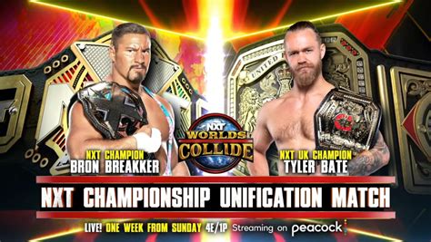 Bron Breakker Vs Tyler Bate Title Unification Match Set For Wwe Nxt