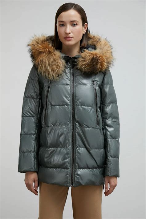 Утепленная кожаная куртка SnowQueen_collection 654250003 цены в Москве ...