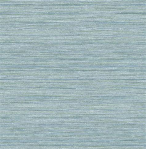 Refresh Your Space With This Blue Textured Wallpaper That Resembles Grasscloth And Adds