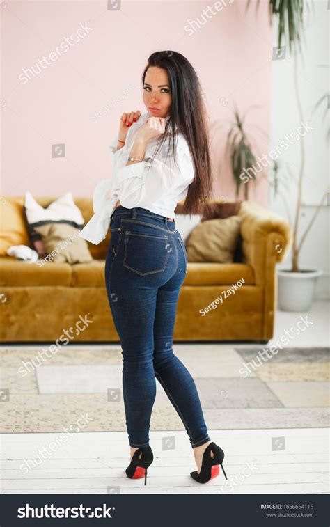 Attractive Sexy Woman Round Ass White Stock Photo 1656654115 Shutterstock