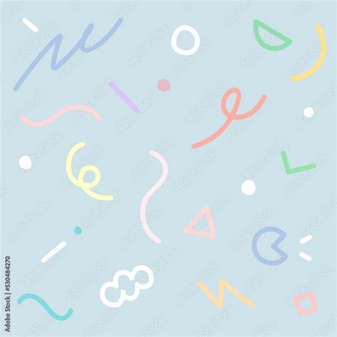 Cute line background design Stock Vector | Adobe Stock