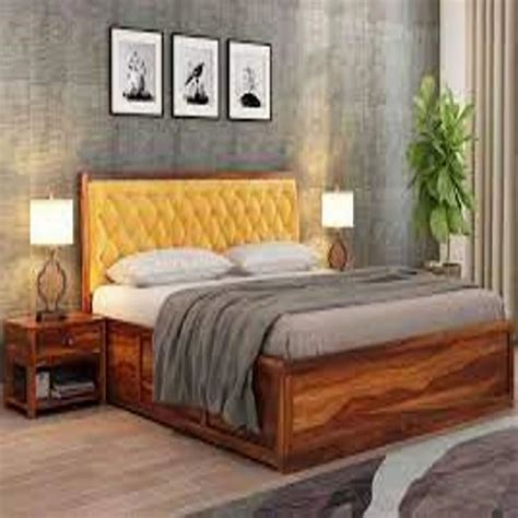 full size wooden designer bed modern wooden bed  india