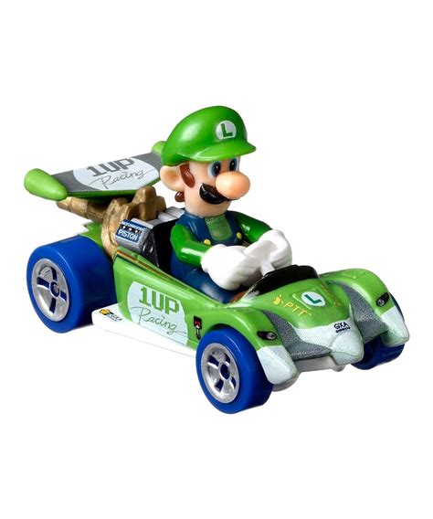 Hot Wheels Mario Kart Karakter Araçlar GBG25 GRN18 Luigi