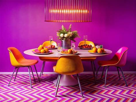 Premium Photo Modern Dining Table Set With Chairs Design