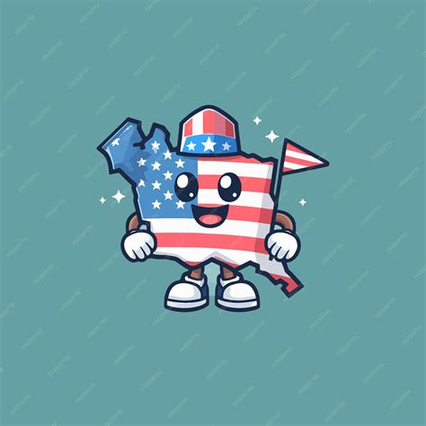 Cute Liberia map cartoon vector icon illustration Animal Holiday Icon